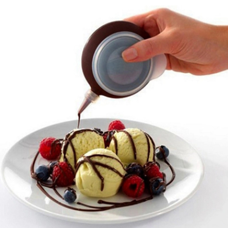 Instrument mare din silicon pentru decorarea prăjiturilor, în formă de ceai, duză de cremă pentru macarons