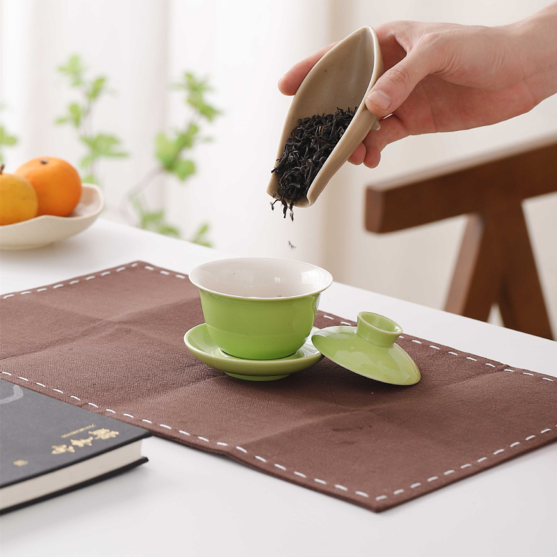 Set de ceai premium din ceramică cu gaiwan și cești în cutie cadou, pentru prepararea ceaiului Gongfu, cadouri corporative, vânzare en gros