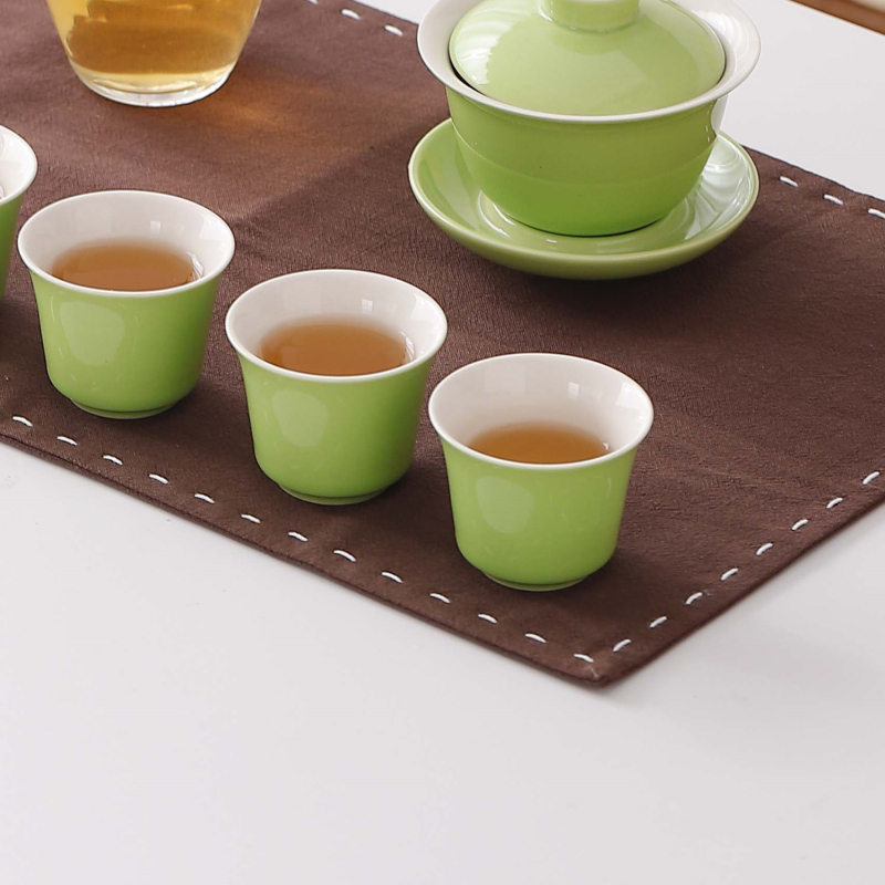 Set de ceai premium din ceramică cu gaiwan și cești în cutie cadou, pentru prepararea ceaiului Gongfu, cadouri corporative, vânzare en gros