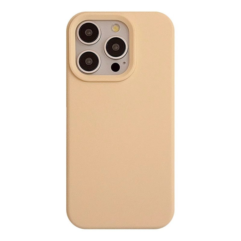 Husă de protecție din silicon cu acoperire completă pentru iPhone (serie 11–14), antișoc, design simplu monocrom. Culori: Alb, Galben, Verde, Roșu Roz, Alb Antic.