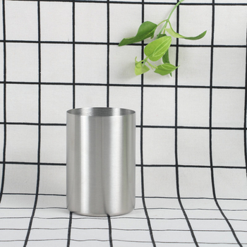 Pahar din oțel inoxidabil Nordic, utilizare multiplă, design îngroșat drept, 401–500 ml, uz casnic, pahar pentru bere și ceai cu lapte