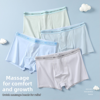 Chiloți bărbătești din bumbac 100%, largi, confortabili și respirabili, boxer briefs pentru bărbați, mărime mare