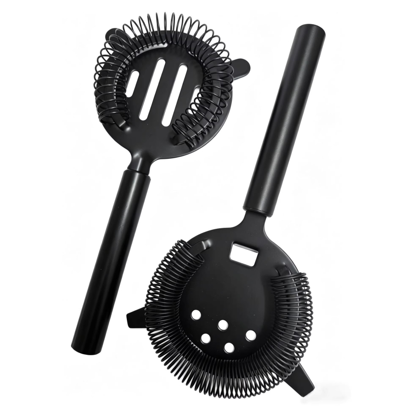 Filtru de gheață cu arc pentru cocktailuri – unealtă de bar din oțel inox