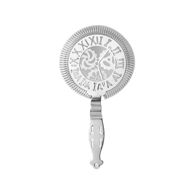 Filtru de gheață din oțel inoxidabil 304 pentru cocktailuri elegante – filtru Hawthorne în formă de craniu