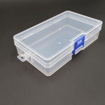 Cutie din plastic PP cu capac – organizator de birou pentru accesorii mici și bijuterii, depozitare portabilă sigilată