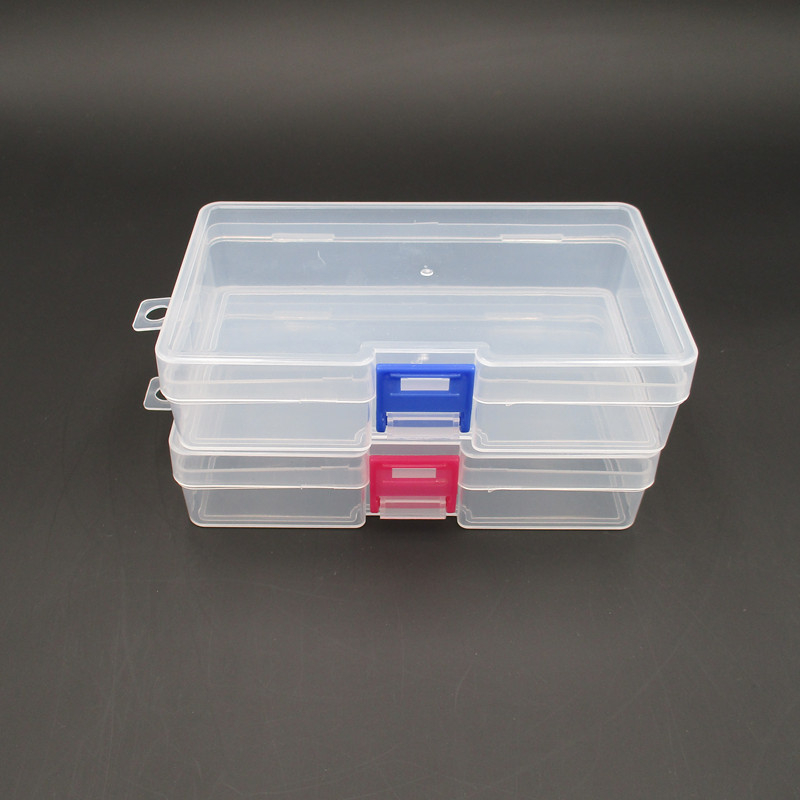 Cutie din plastic PP cu capac – organizator de birou pentru accesorii mici și bijuterii, depozitare portabilă sigilată
