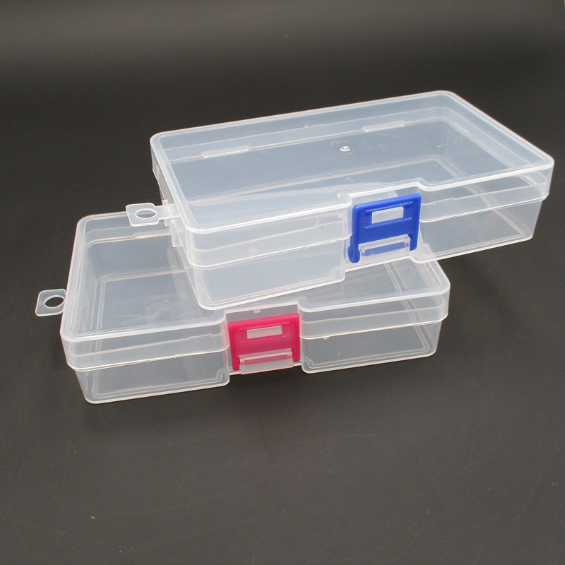 Cutie din plastic PP cu capac – organizator de birou pentru accesorii mici și bijuterii, depozitare portabilă sigilată