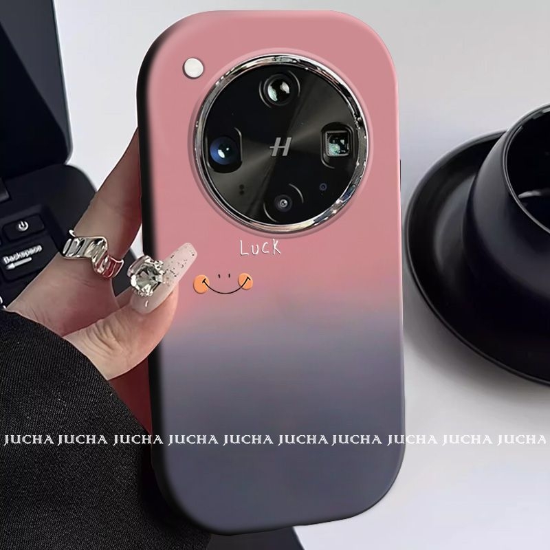 Carcasă din silicon Oppo Find X8s, design cu zâmbet
