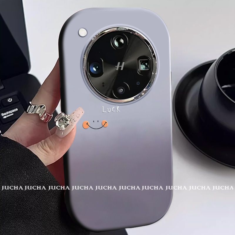 Carcasă din silicon Oppo Find X8s, design cu zâmbet