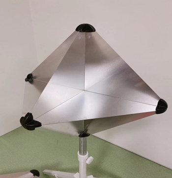 Reflector unghiular din aluminiu pentru uz marin, reflector radar în dimensiunile 12/16/18/24 inci, cu suport