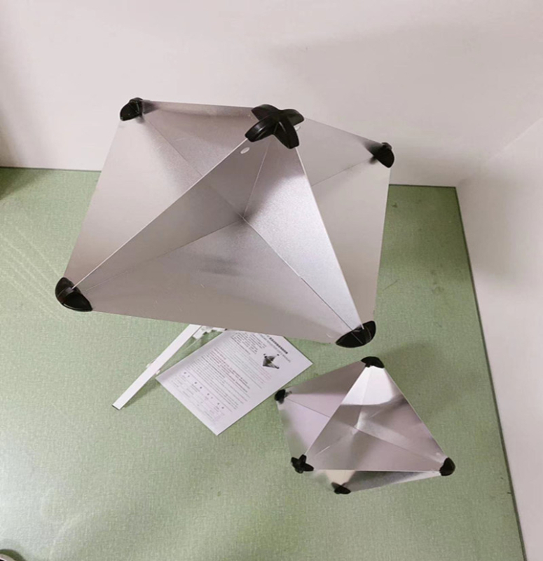 Reflector unghiular din aluminiu pentru uz marin, reflector radar în dimensiunile 12/16/18/24 inci, cu suport