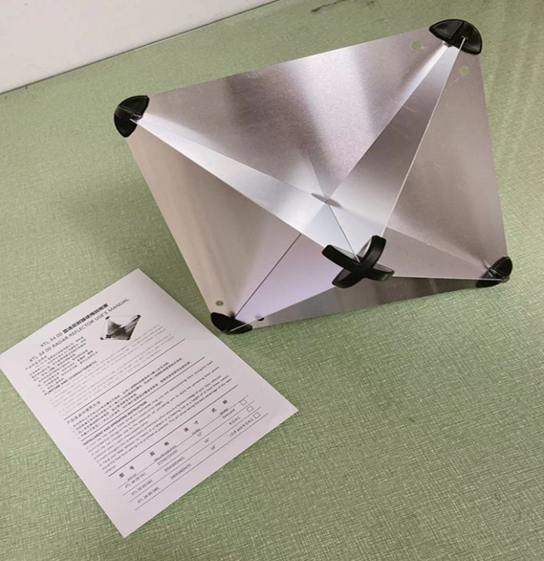 Reflector unghiular din aluminiu pentru uz marin, reflector radar în dimensiunile 12/16/18/24 inci, cu suport