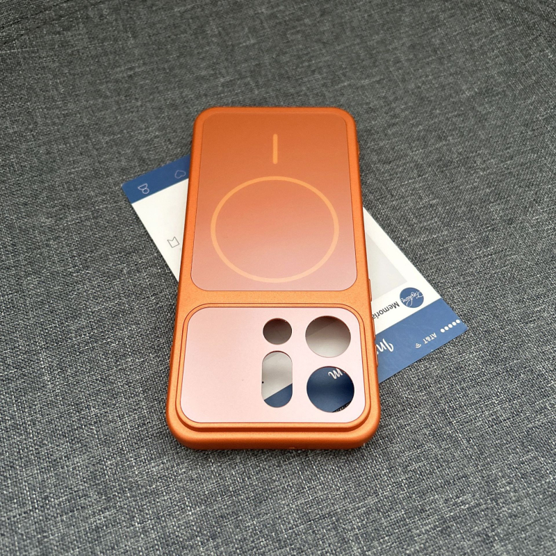 Carcasă magnetică OPPO Find X9 Pro, finisaj mat, portocaliu, protecție anti-cadere