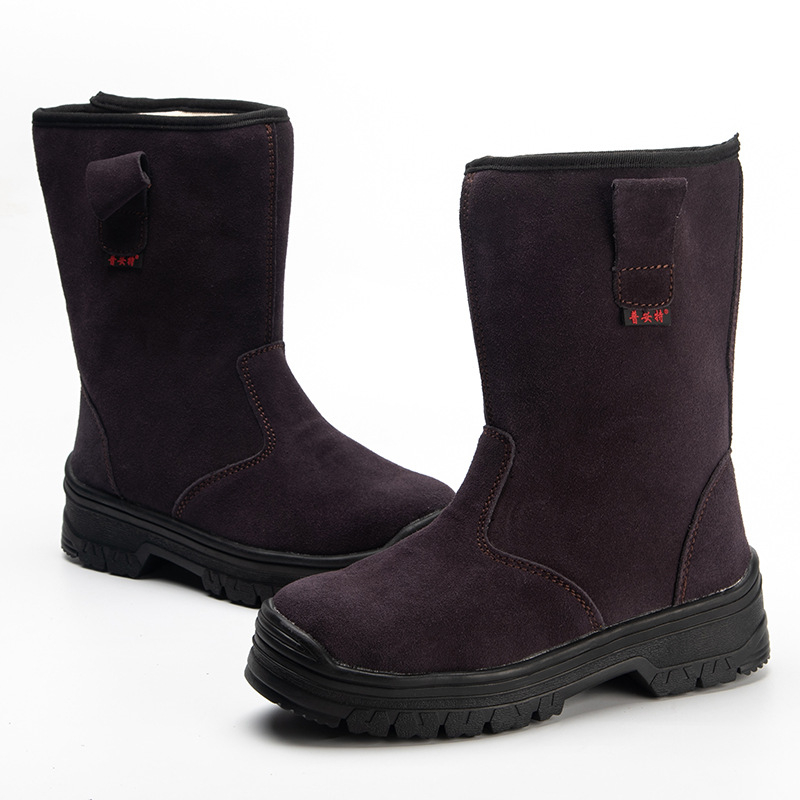 Ghete de protecție pentru muncă unisex, cu protecție împotriva loviturilor, perforării, alunecării, rezistente la ulei și la temperaturi de până la 300°C