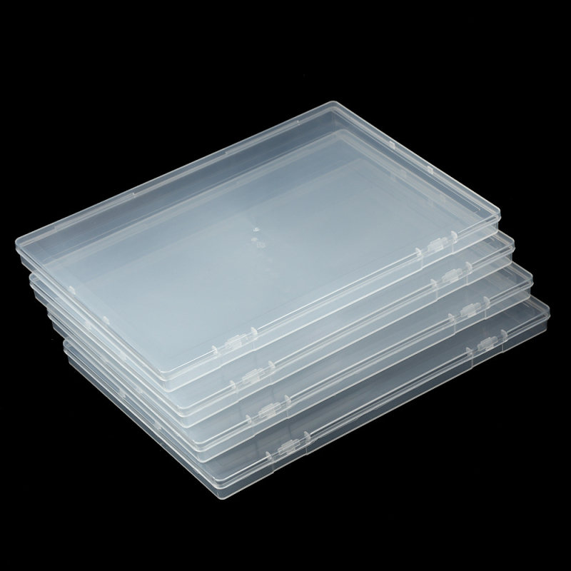 Cutie din plastic pentru depozitarea documentelor de uz casnic, cu capac, organizator de fișiere pentru documente importante
