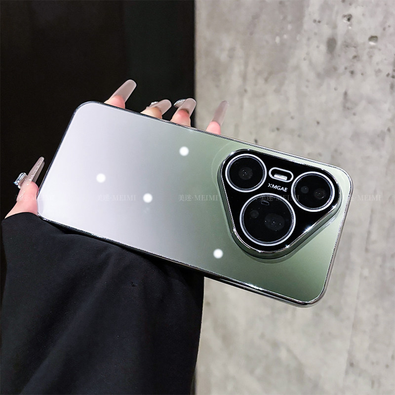 Carcasă Huawei Pura90 cu finisaj gradient, margine anti-derapare electroplacată, compatibilă cu P80 și P70