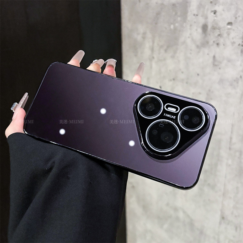 Carcasă Huawei Pura90 cu finisaj gradient, margine anti-derapare electroplacată, compatibilă cu P80 și P70
