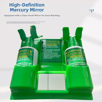 6670 Spălător de ochi portabil montat pe perete, 500 ml, pentru laboratoare