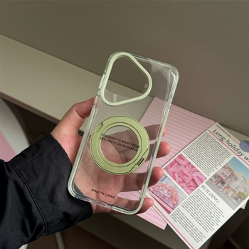 Suport magnetic rotativ de 360°, transparent cu sclipici în nuanțe candy, pentru husă Huawei Mate70 Pro, Mate60 Pro și Pura70 Pro+