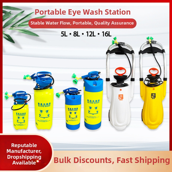 Stație portabilă de spălare a ochilor din ABS, spălare de urgență, capacitate 5L/8L/12L, detașabil