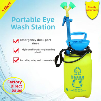 Stație portabilă de spălare a ochilor din ABS, spălare de urgență, capacitate 5L/8L/12L, detașabil
