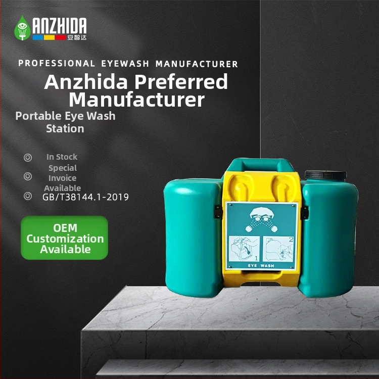 Anzhida AZD3601 Stație mobilă de spălare a ochilor, 30 litri