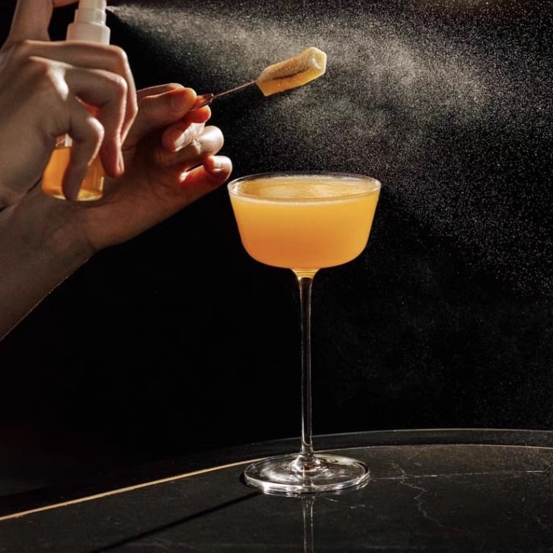 Pahare de cocktail din cristal fără plumb, stil japonez, pahare martini cu picior înalt pentru barmani profesioniști, ceașcă de cafea
