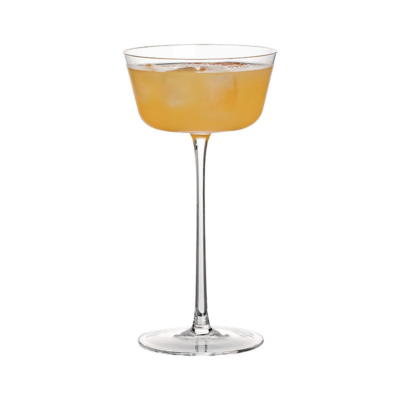 Pahare de cocktail din cristal fără plumb, stil japonez, pahare martini cu picior înalt pentru barmani profesioniști, ceașcă de cafea