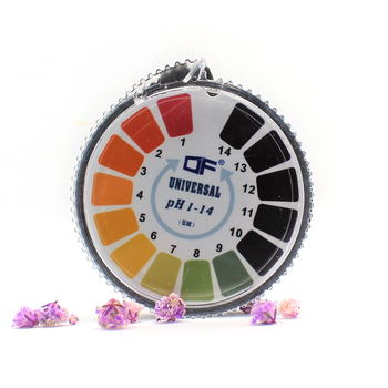 DF hârtie de test pH tip bandă, test acid-bazic pentru laborator, interval pH 1–14