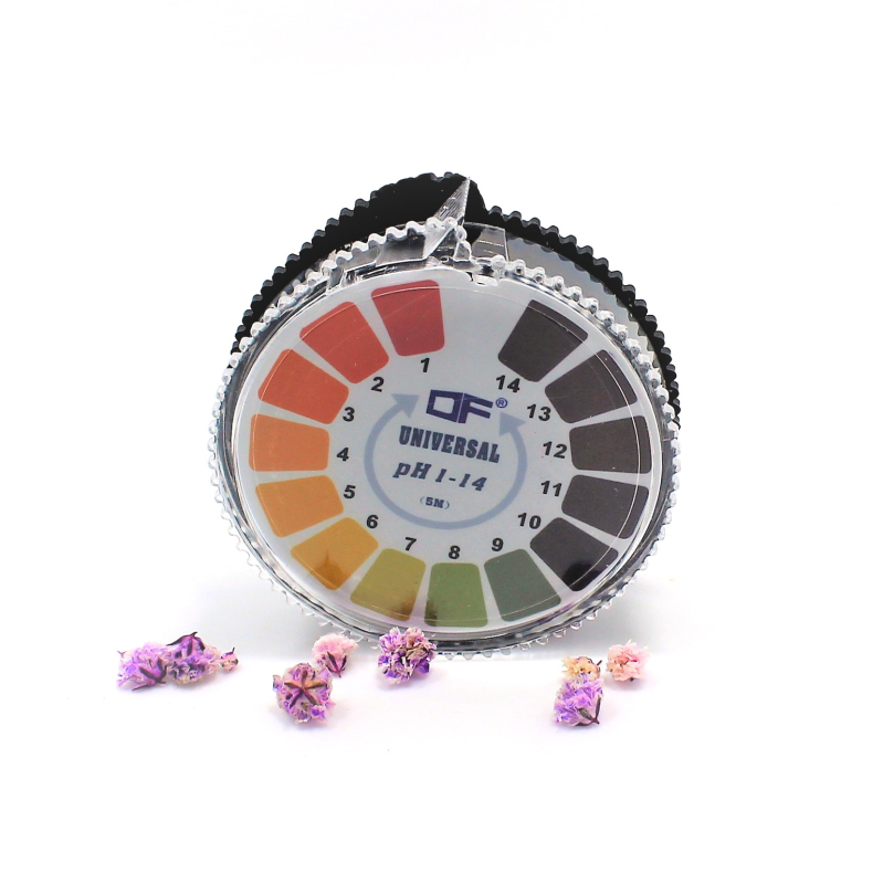 DF hârtie de test pH tip bandă, test acid-bazic pentru laborator, interval pH 1–14