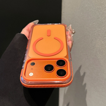 Carcasă pentru iPhone 17 Pro Max, transparentă, duală cu magneți, protecție împotriva căderilor