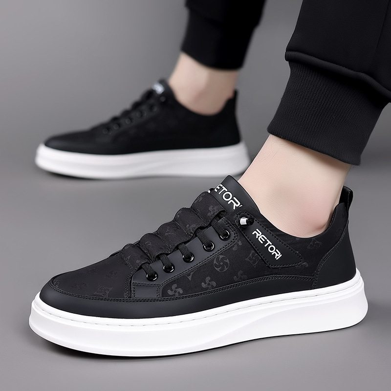 Pantofi sport bărbați slip-on, ușori și respirabili, cu panouri din material ice-silk, încălțăminte casual