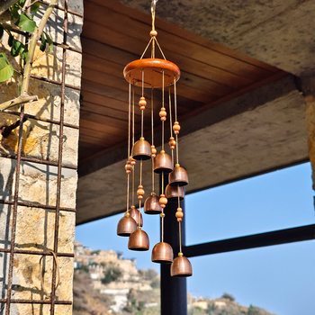Pandant rotativ din metal, decor de vânt pentru balcon sau curte, cadou pentru pensiune