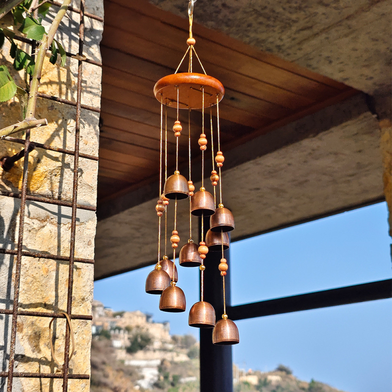 Pandant rotativ din metal, decor de vânt pentru balcon sau curte, cadou pentru pensiune