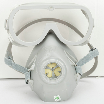 Mască de gaz cu filtru din cărbune activ, respirator protector împotriva pesticidelor și formaldehidei, pentru industrie și construcții