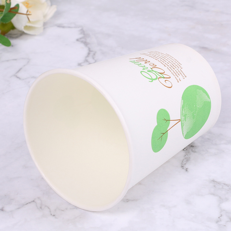 Cănițe de unică folosință din hârtie pentru băuturi, 9 oz (240–250 ml), laminate, pentru băuturi calde, pachet de 50 buc