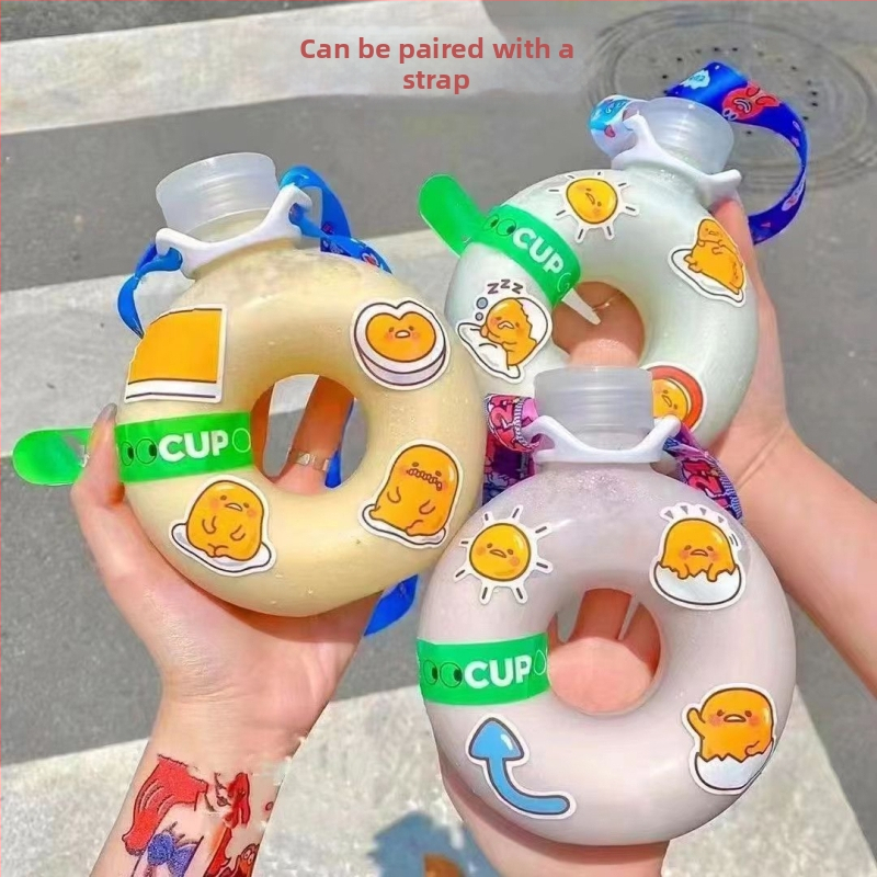 Pahare din plastic ABS, de unică folosință, pentru băuturi reci, ceai cu lapte și ceai de fructe, cu design circular