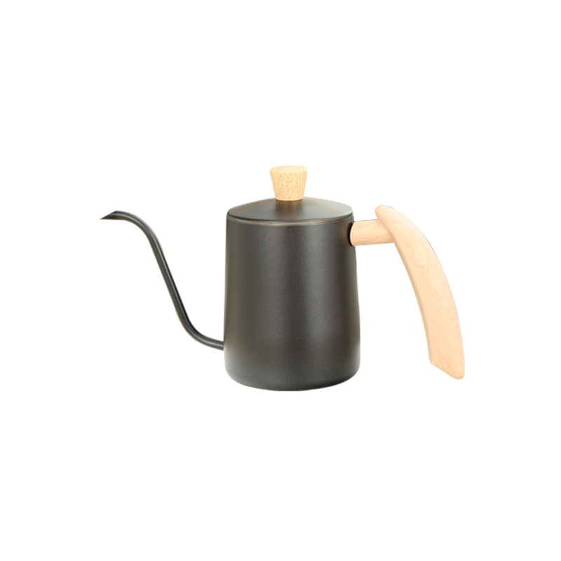 Ceainic pentru cafea din oțel inoxidabil 304, gură îngustă, pentru preparare manuală a cafelei