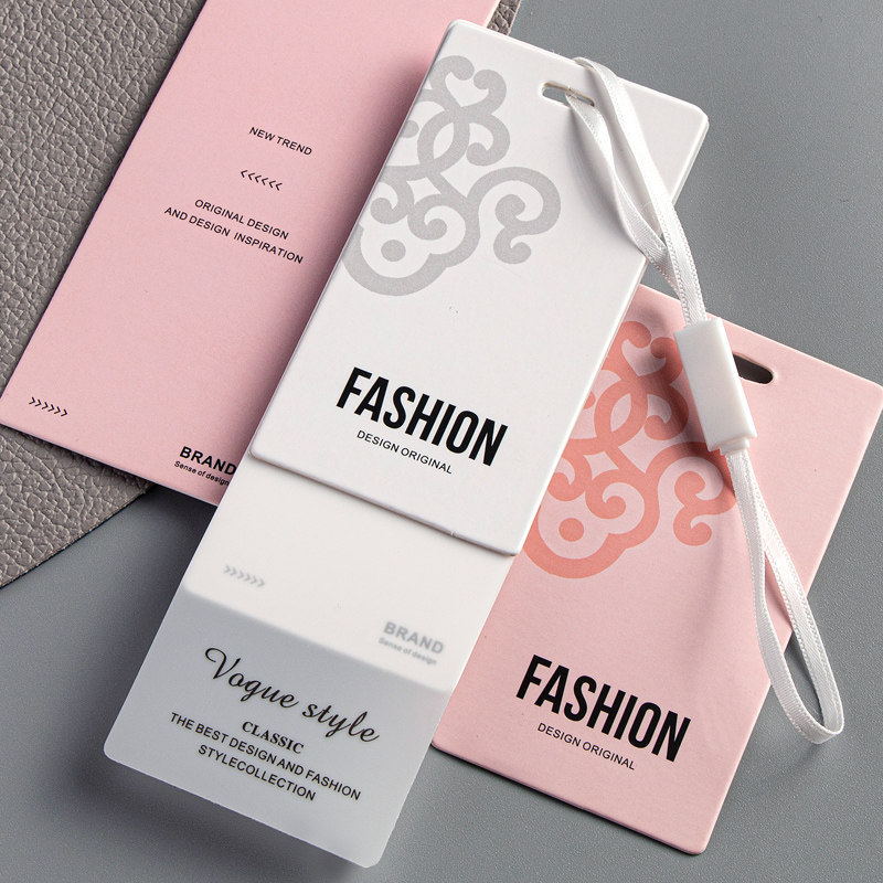 Set etichete pentru haine pe hârtie cu plăcuță de cupru; etichete personalizabile pentru haine de damă și design certificat pentru îmbrăcăminte de înaltă clasă și textile de casă