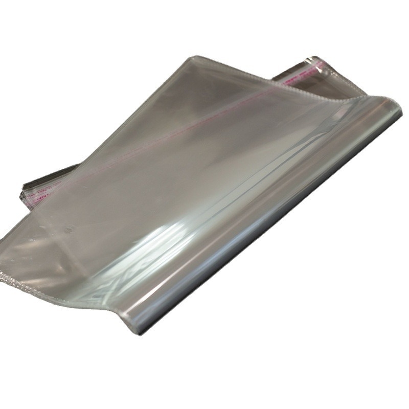 Pungă OPP transparentă, autoadezivă, lățime 25 cm, pentru ambalarea bijuteriilor și a altor produse