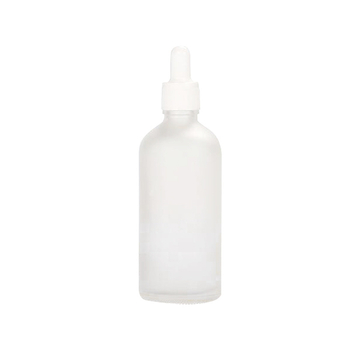 Sticlă mată din sticlă 30 ml pentru uleiuri esențiale, cu pipetă – recipient vid pentru mostre cosmetice