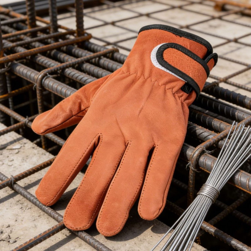 Mănuși din piele de oaie pentru sudură, izolație termică și protecție împotriva arsurilor, mănuși de lucru respirabile pentru construcții și grădină