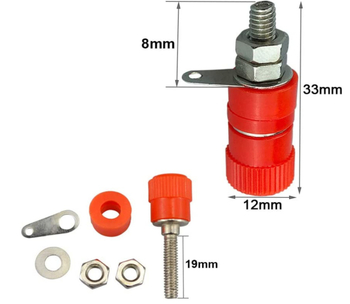 Set conectori banana plug și prize, 40 buc., 4 mm, cu 20 conectori banana nichelati și 20 prize