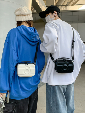 Geantă crossbody cu carcasă rigidă, geantă elegantă de damă, etui pentru ruj, geantă casuală pentru cameră