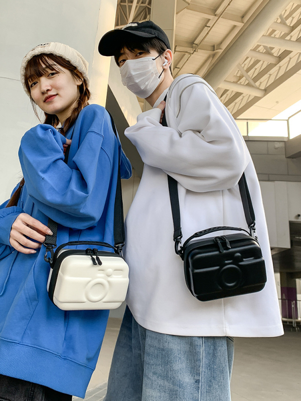 Geantă crossbody cu carcasă rigidă, geantă elegantă de damă, etui pentru ruj, geantă casuală pentru cameră