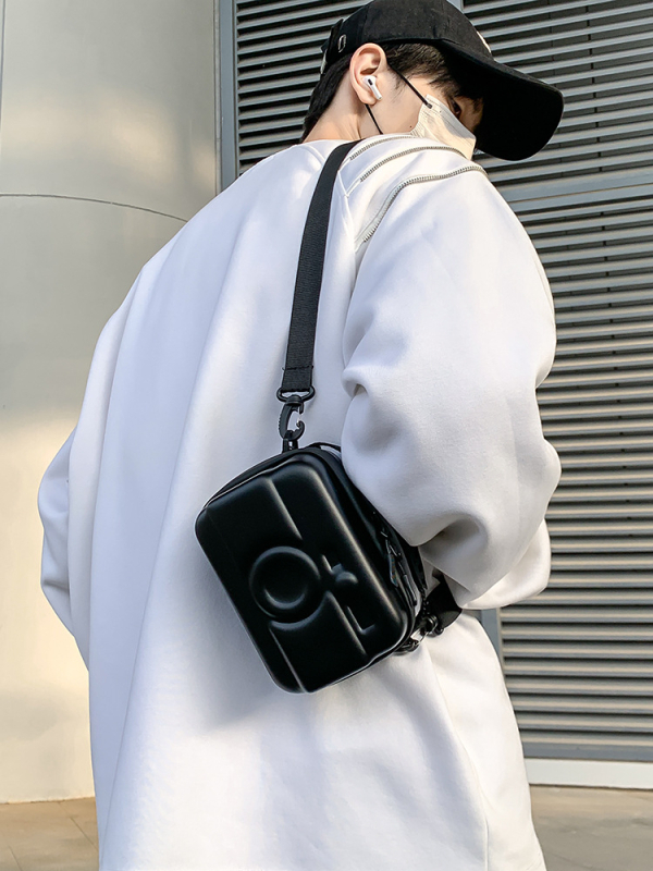 Geantă crossbody cu carcasă rigidă, geantă elegantă de damă, etui pentru ruj, geantă casuală pentru cameră