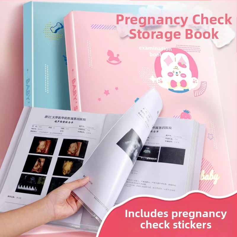 Organizator A4 pentru înregistrări de sarcină, dosar impermeabil pentru rapoarte obstetrice