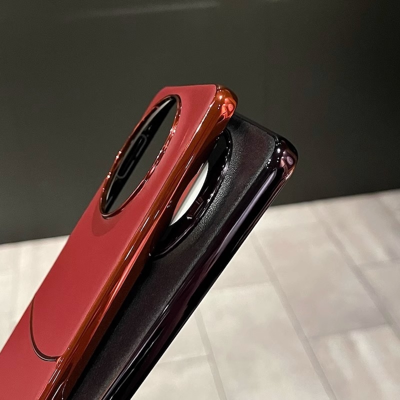 Carcasă Huawei Mate60 Pro+ cu textură de piele și plăci electroplătate, rezistentă la cădere, luxoasă și creativă Mate70 husă de protecție