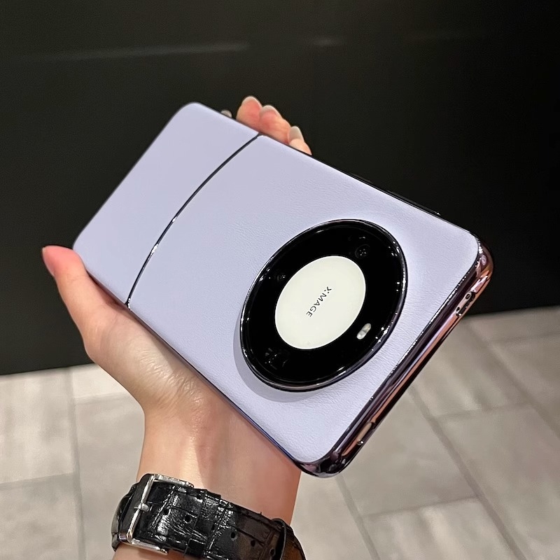 Carcasă Huawei Mate60 Pro+ cu textură de piele și plăci electroplătate, rezistentă la cădere, luxoasă și creativă Mate70 husă de protecție