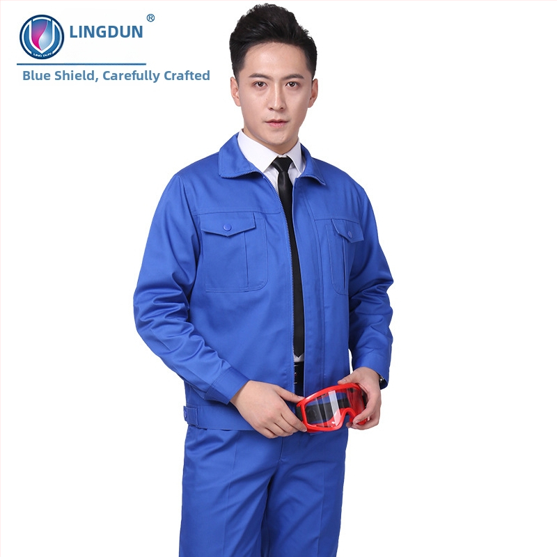Set de protecție de lucru Leader Shield pentru primăvară și toamnă, rezistent la acizi și alcalii, unisex, cu broderie